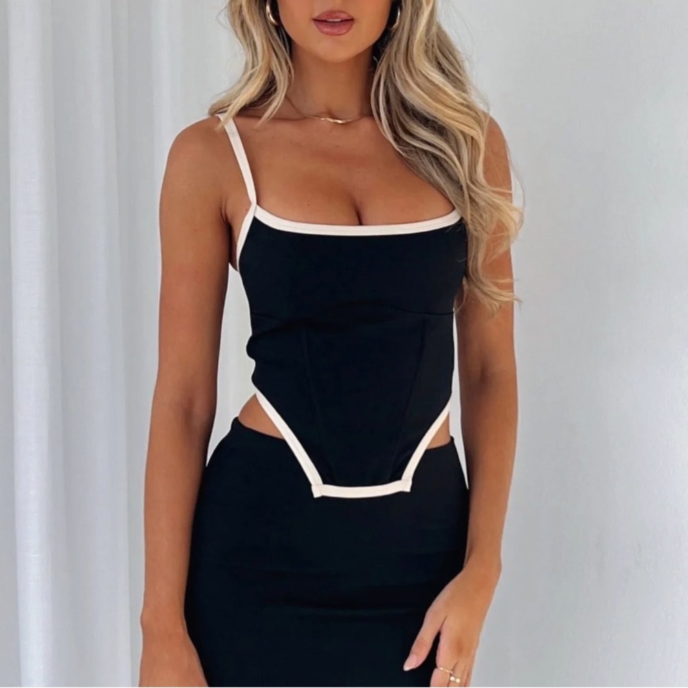 White Fox Run to You Mini Skirt and Bustier